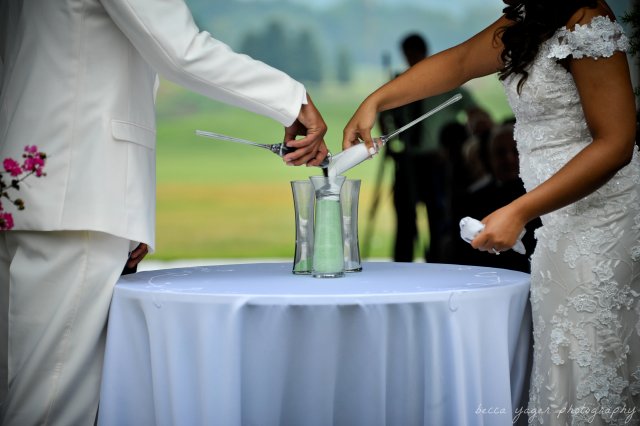 nashville weddings, sand ceremony, bride, groom, gaylord springs